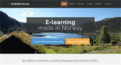 Desktop Screenshot of mywebexam.com